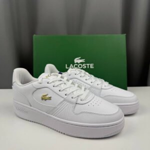 Lacoste L001 Set 225 białe skórzane sneakersy damskie, nowe z metką, rozmiar 39